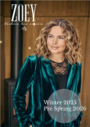 Новогодний каталог женской одежды больших размеров датского бренда Zoey 2026