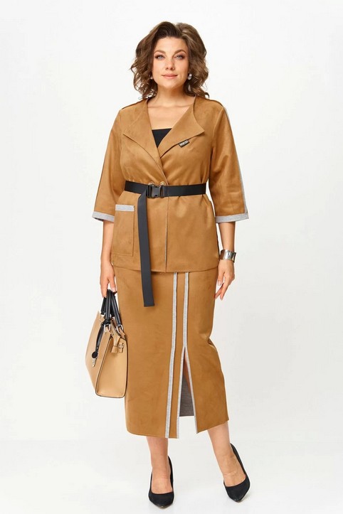 Коллекция женской одежды plus размеров белорусского бренда Mishel Chic осень-зима 2025-26