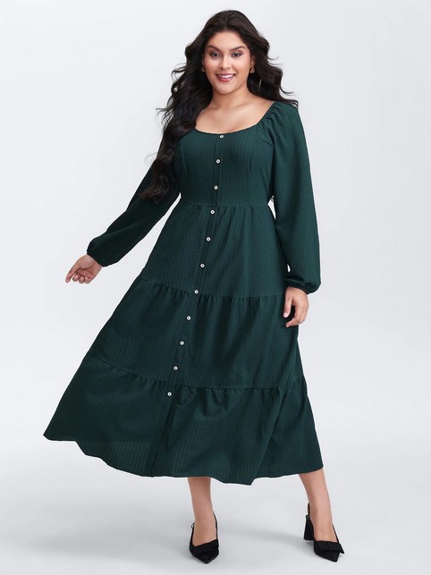 Платья больших размеров американо-китайского бренда BloomChic осень-зима 2025-26