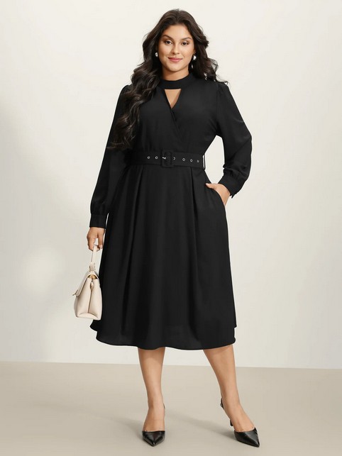 Платья больших размеров американо-китайского бренда BloomChic осень-зима 2025-26