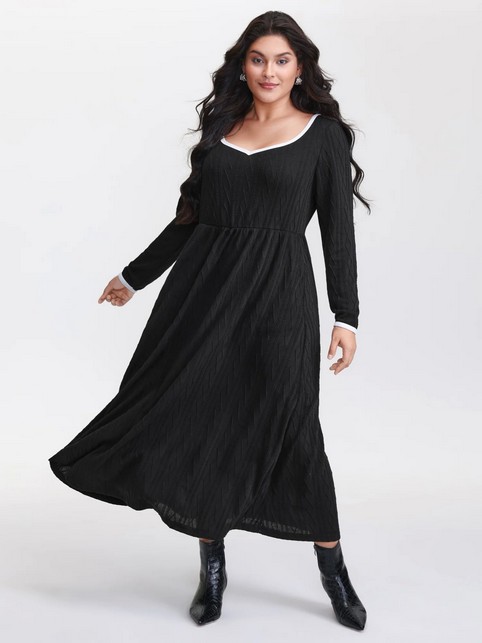 Платья больших размеров американо-китайского бренда BloomChic осень-зима 2025-26