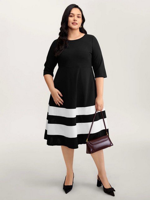 Платья больших размеров американо-китайского бренда BloomChic осень-зима 2025-26