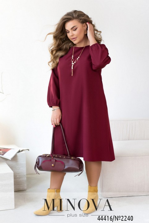 Платья больших размеров украинского бренда Minova осень 2025