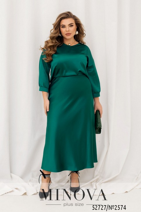 Платья больших размеров украинского бренда Minova осень 2025