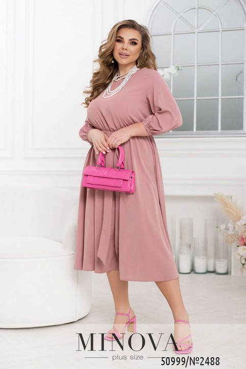 Платья больших размеров украинского бренда Minova осень 2025