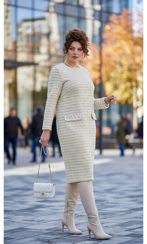 Коллекция женской одежды plus size белорусского бренда Vittoria Queen осень-зима 2025-26