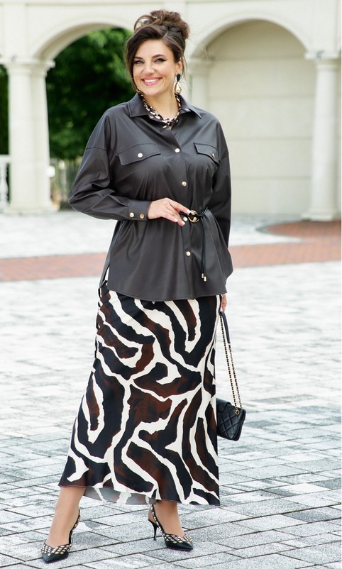 Коллекция женской одежды plus size белорусского бренда Vittoria Queen осень-зима 2025-26