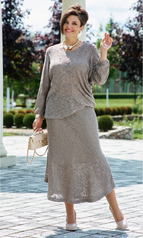 Коллекция женской одежды plus size белорусского бренда Vittoria Queen осень-зима 2025-26