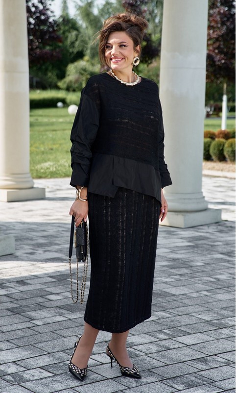 Коллекция женской одежды plus size белорусского бренда Vittoria Queen осень-зима 2025-26