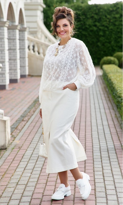 Коллекция женской одежды plus size белорусского бренда Vittoria Queen осень-зима 2025-26