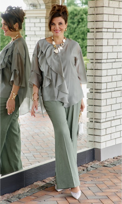 Коллекция женской одежды plus size белорусского бренда Vittoria Queen осень-зима 2025-26