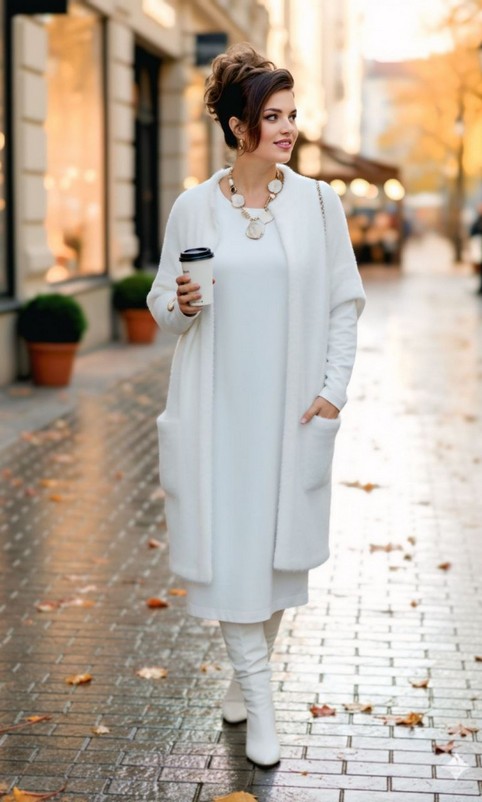 Коллекция женской одежды plus size белорусского бренда Vittoria Queen осень-зима 2025-26