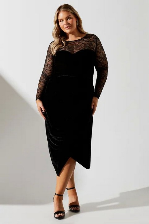 Нарядные платья plus size ирландского бренда Coast осень 2025
