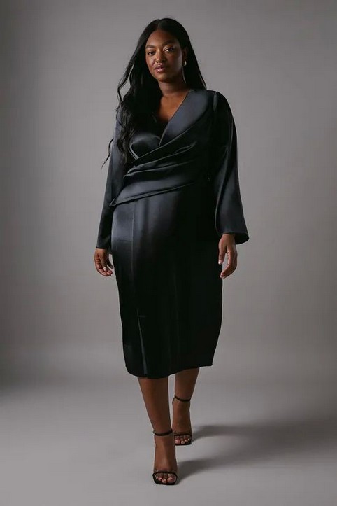 Нарядные платья plus size ирландского бренда Coast осень 2025