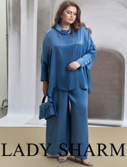 Российский lookbook женской одежды больших размеров Lady Sharm осень 2025