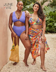 June+Vie - американский lookbook женской одежды больших размеров лето 2025