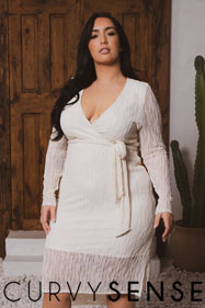 Curvy Sense - американский lookbook одежды для полных девушек лето 2025
