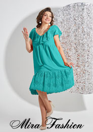 Коллекция женской одежды plus size белорусского бренда Mira Fashion лето 2025