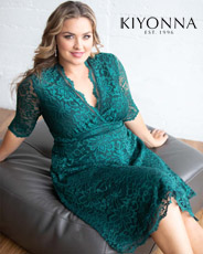 Lookbook женской одежды plus размеров американского бренда Kiyonna лето 2024