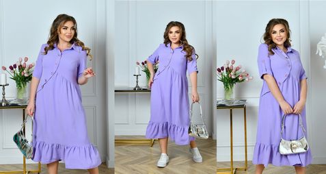 Платья больших размеров украинского бренда Dress Code Classic лето 2024