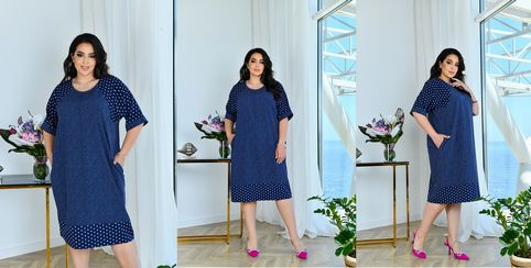 Платья больших размеров украинского бренда Dress Code Classic лето 2024