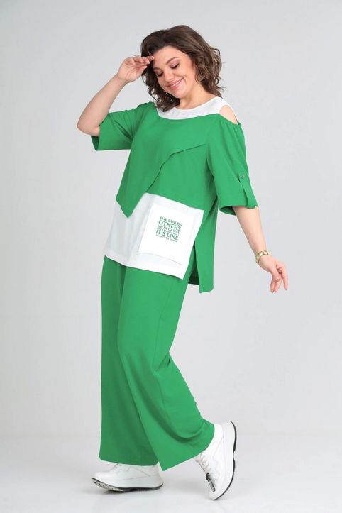 Коллекция женской одежды больших размеров белорусского бренда Rishelie Style лето 2024