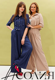 Коллекция женской одежды больших размеров белорусского бренда Асолия лето 2024