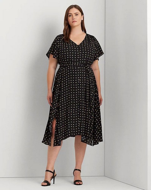 Платья для полных женщин американского бренда Ralph Lauren весна 2024