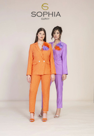 Lookbook женской одежды plus size итальянского бренда Sophia Curvy весна-лето 2024