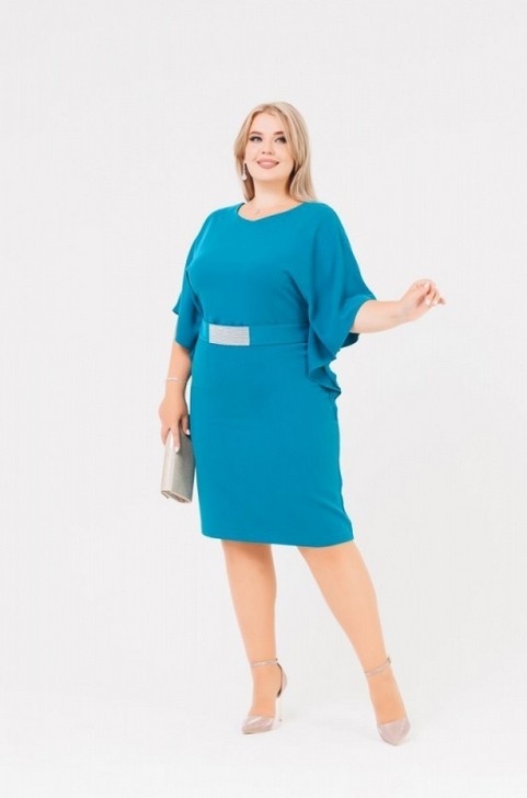 Платья для полных женщин российского бренда SofiLena весна 2024