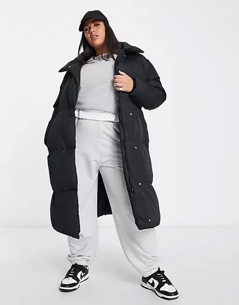 Пальто для полных девушек английского бренда Asos зима-весна 2024
