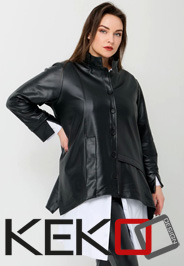 Немецкий lookbook женской одежды больших размеров KEKOO зима 2023-2024