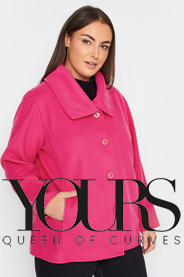 Женские пальто и полупальто больших размеров английского бренда Yours зима-весна 2024