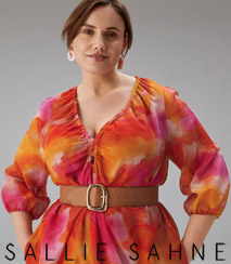 Голландский lookbook женской одежды больших размеров Sallie Sahne зима 2023-24