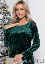 Новогодняя коллекция платьев обычных и больших размеров российского бренда АVILI 2024
