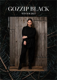 Датский lookbook женской одежды больших размеров Gozzip Black зима 2023-24