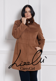 Итальянский look одежды для полных девушек Lizalù осень 2023