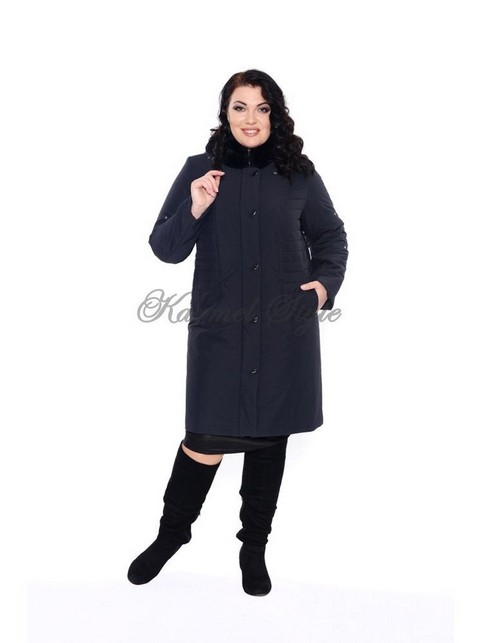 Пальто для полных женщин российского бренда Sinoli осень-зима 2023-2024
