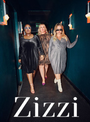 Новогодний lookbook одежды для полных женщин датского бренда Zizzi 2024