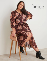Австралийский lookbook женской одежды больших размеров BeMe осень 2023