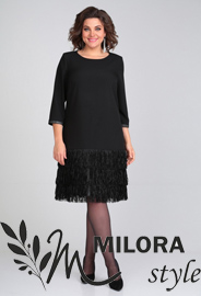 Коллекция женской одежды больших размеров белорусскуого бренда Milora Style осень 2023