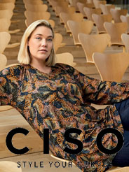 Датский lookbook одежды для полных девушек Ciso осень 2023