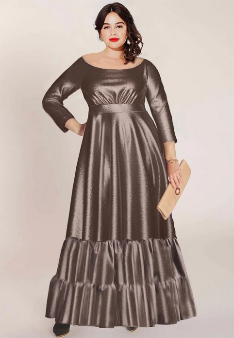 Коллекция платьев для полных женщин американского бренда IGIGI осень-зима 2023-2024