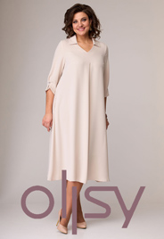 Коллекция одежды для полных девушек белорусского бренда OLLSY