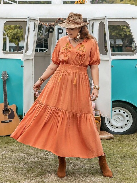 Макси-платья в стиле бохо австралийского бренда Boheme Junction лето 2023