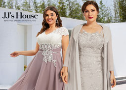 Вечерние платья для полных женщин сингапурского бренда JJ's House весна-лето 2023