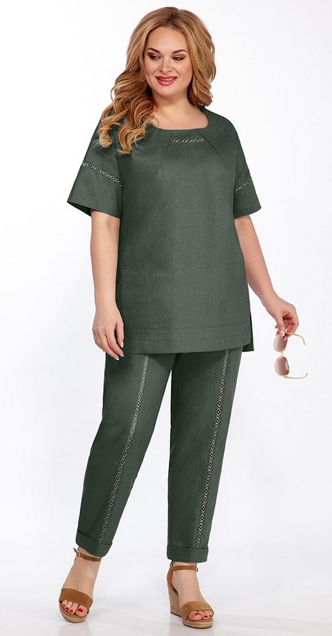 Коллекция женской одежды нестандартных размеров белорусского бренда LaKona весна-лето 2023
