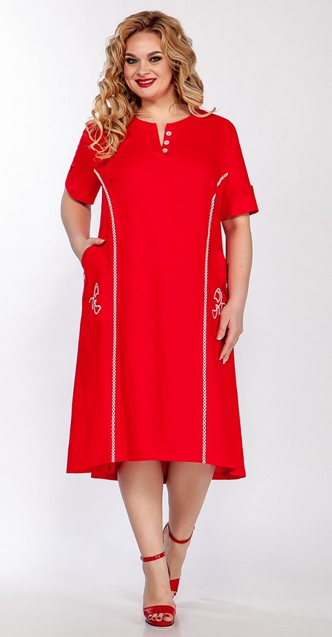 Коллекция женской одежды нестандартных размеров белорусского бренда LaKona весна-лето 2023