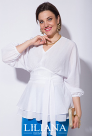 Коллекция женской одежды больших размеров белорусского бренда Liliana весна-лето 2023