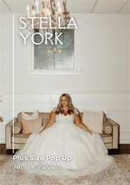 Lookbook свадебных платьев для полных девушек американского бренда Stella York январь 2023